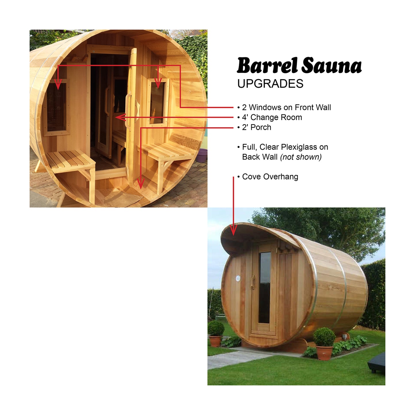 6' Diameter Barrel Sauna